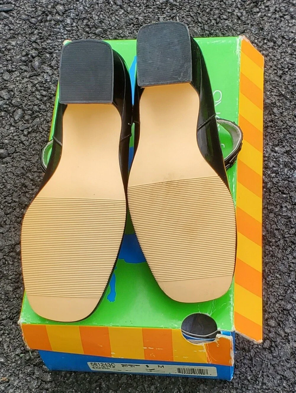 Black Patent Mary Jane Flats - Junior's